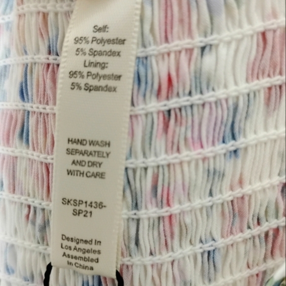 NWT For Love & Lemons Juliet Crop Top XL Floral Puff Sleeve Romantic Coquette - Picture 10 of 11